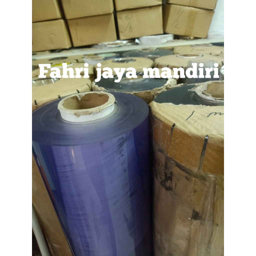 

PVC mika bening/mika bening clear tebal 1mmx120cmx40m/mika bening clear,