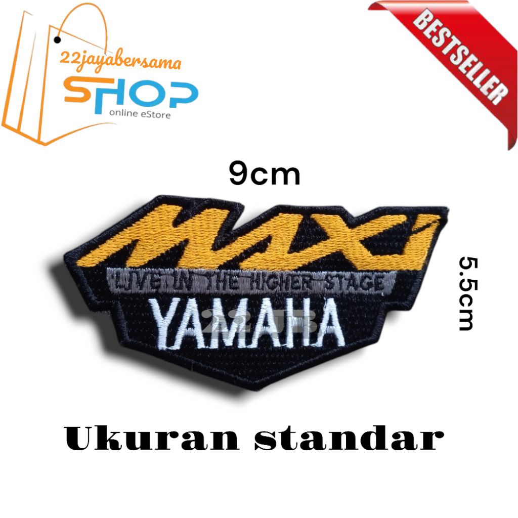 Logo YAMAHA MAXI • Bet Logo yamaha maxi • Bordiran Yamaha maxi