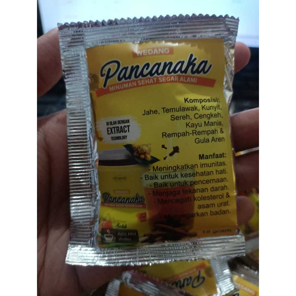 

Wedang Pancanaka Herbal Jamu Asli Indonesia Kedaton Alami