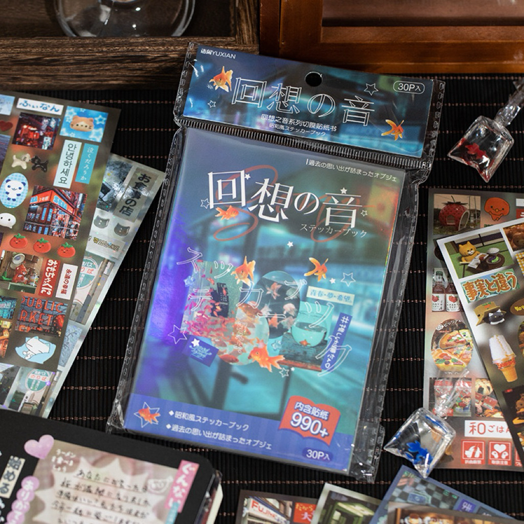 

Sticker Book Deco 30 Pages Aesthetic Cute