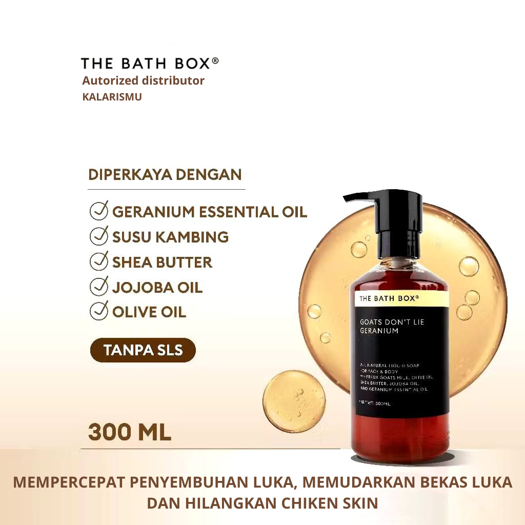 The Bath Box Goats Don't Lie Geranium 300ml