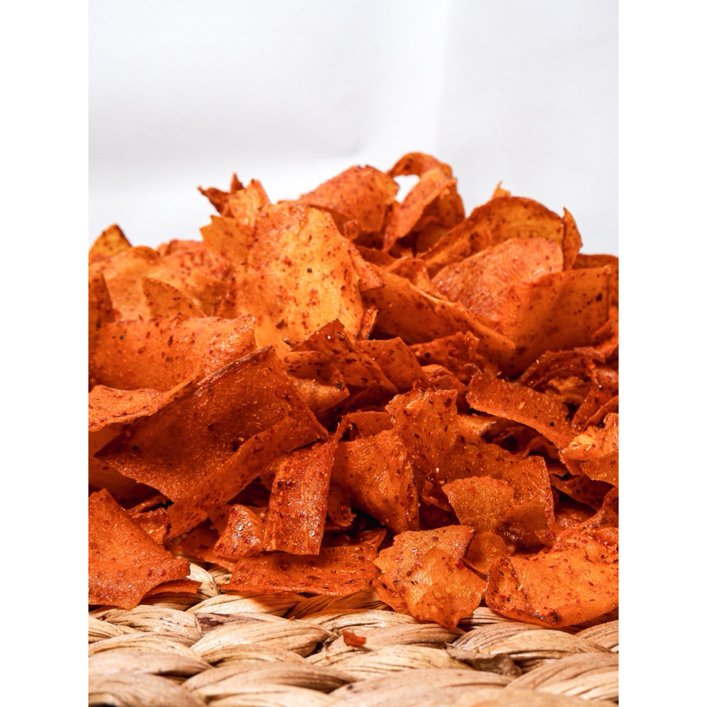 

Kripset/keripik singkong / keripik pedes / kripset jadul / isi 100gr