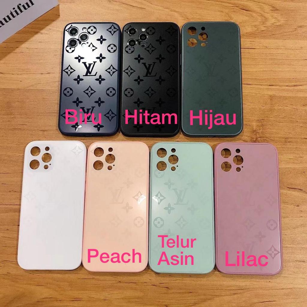 FH01 Casing LV motif Iphone 7 8 SE 7+ 8+ X Xs Xr Xs Max 11 Pro Max