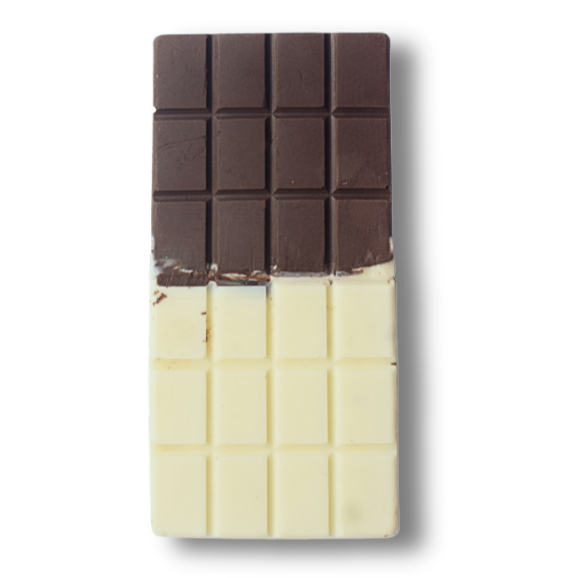 

Milk White Chocolate Bar Mix | Coklat Batang Mix Cokelat Susu dan Cokelat Putih | Flow Chocolates