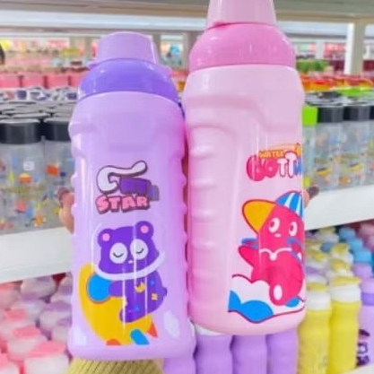 BOTOL PLASTIK ANAK KECIL - BOTOL RANDOM - BOTOL SEKOLAH - BOTOL MINUM BEKAL SEKOLAH - TK BALITA PAUD