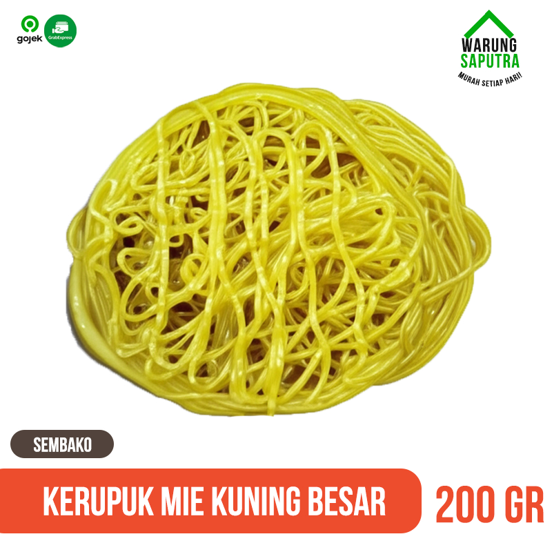 

Kerupuk Mie Kuning Mentah