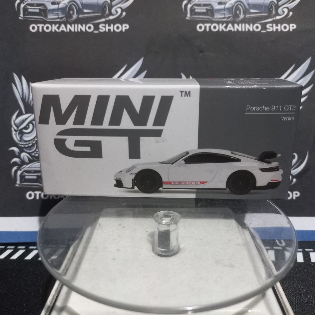 Mini GT Porsche 911 GT3 White No. 478
