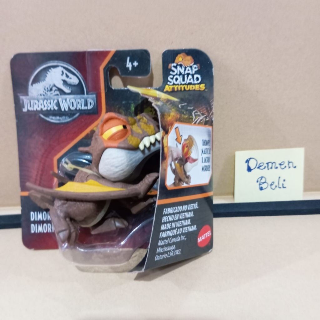 Jurassic World Snap Squad Attitudes Dimorphodon Figure - Wave 10