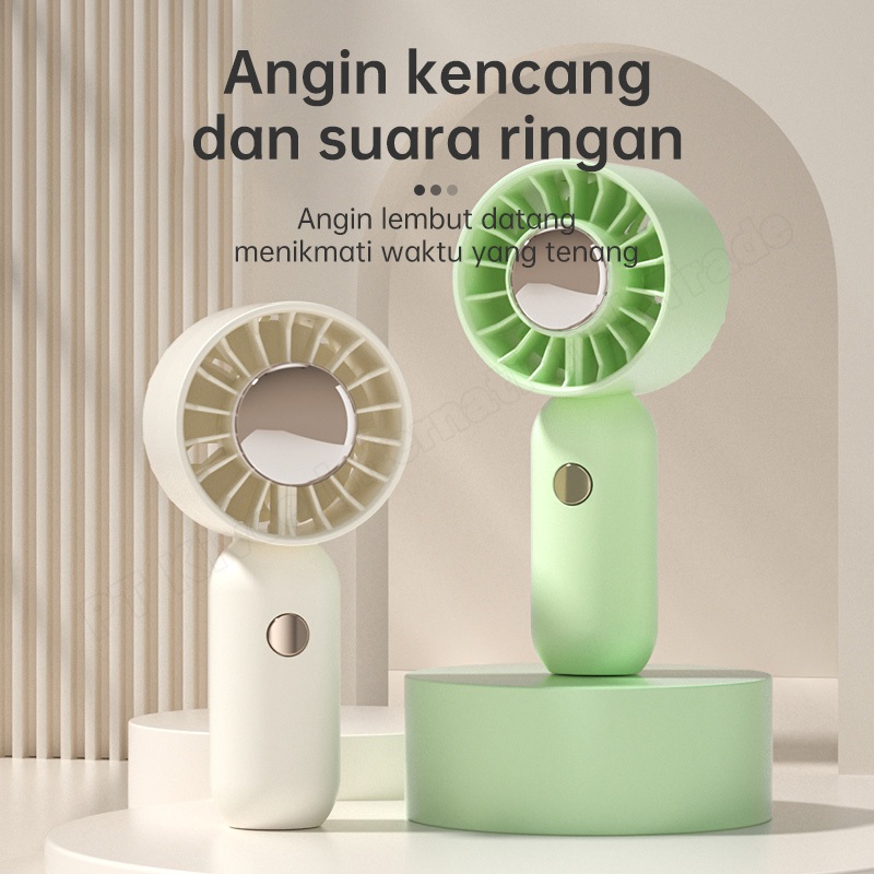 Kivee  Portable  Kipas Angin Mini  Adjustment Makaron with Lanyard / Kipas Angin Portable