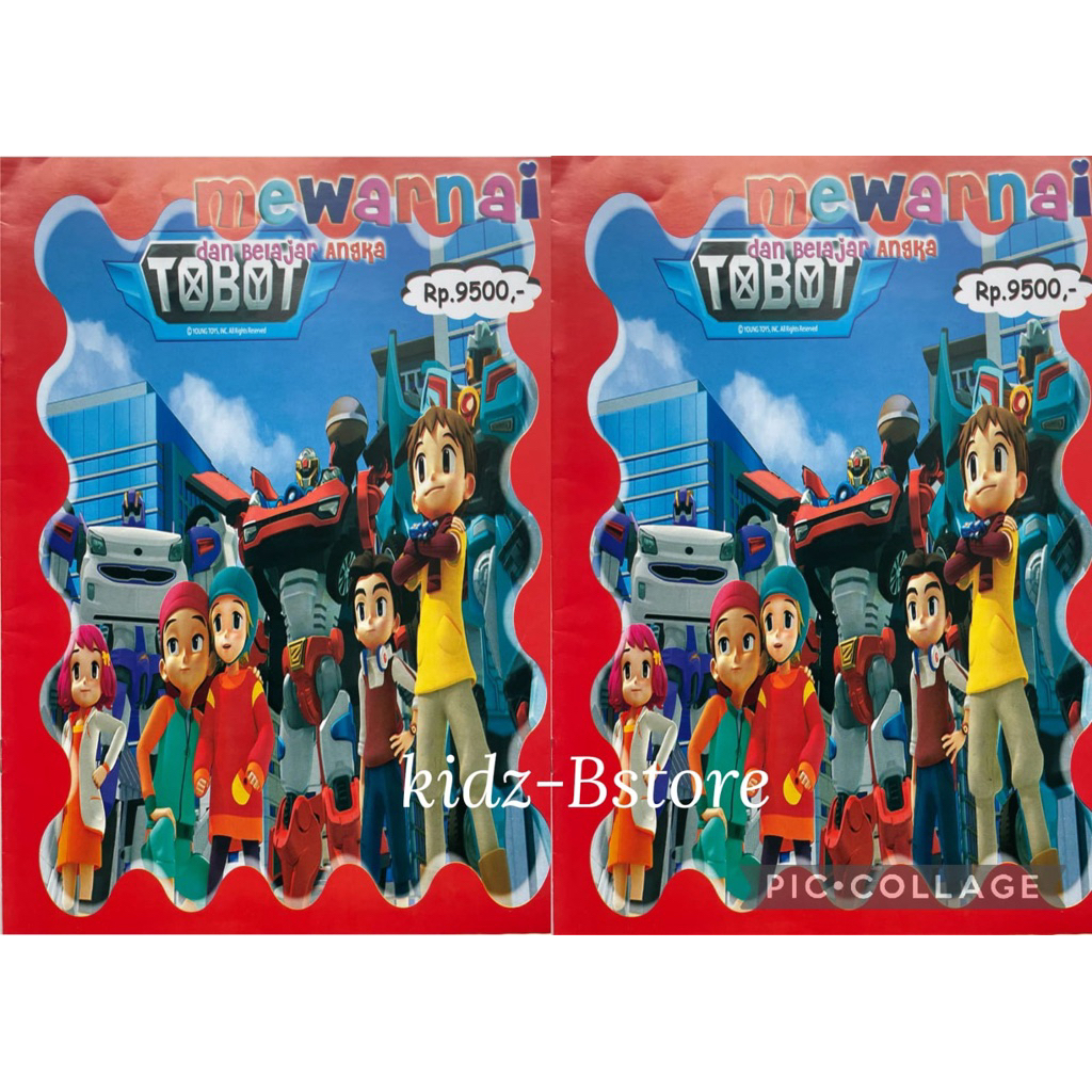 Buku Mewarnai Tobot jumbo