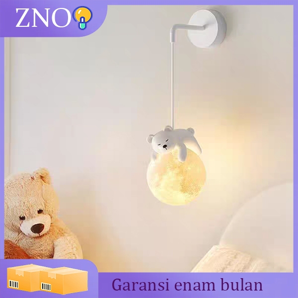 Lampu Hias Gaya Krim Nordik Lampu Kamar Tidur Samping Tempat Tidur Lampu Malam Lampu Kamar Anak-anak