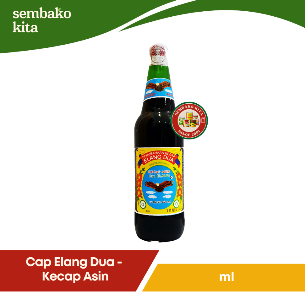 

Kecap Asin Cap Elang Dua 650ml