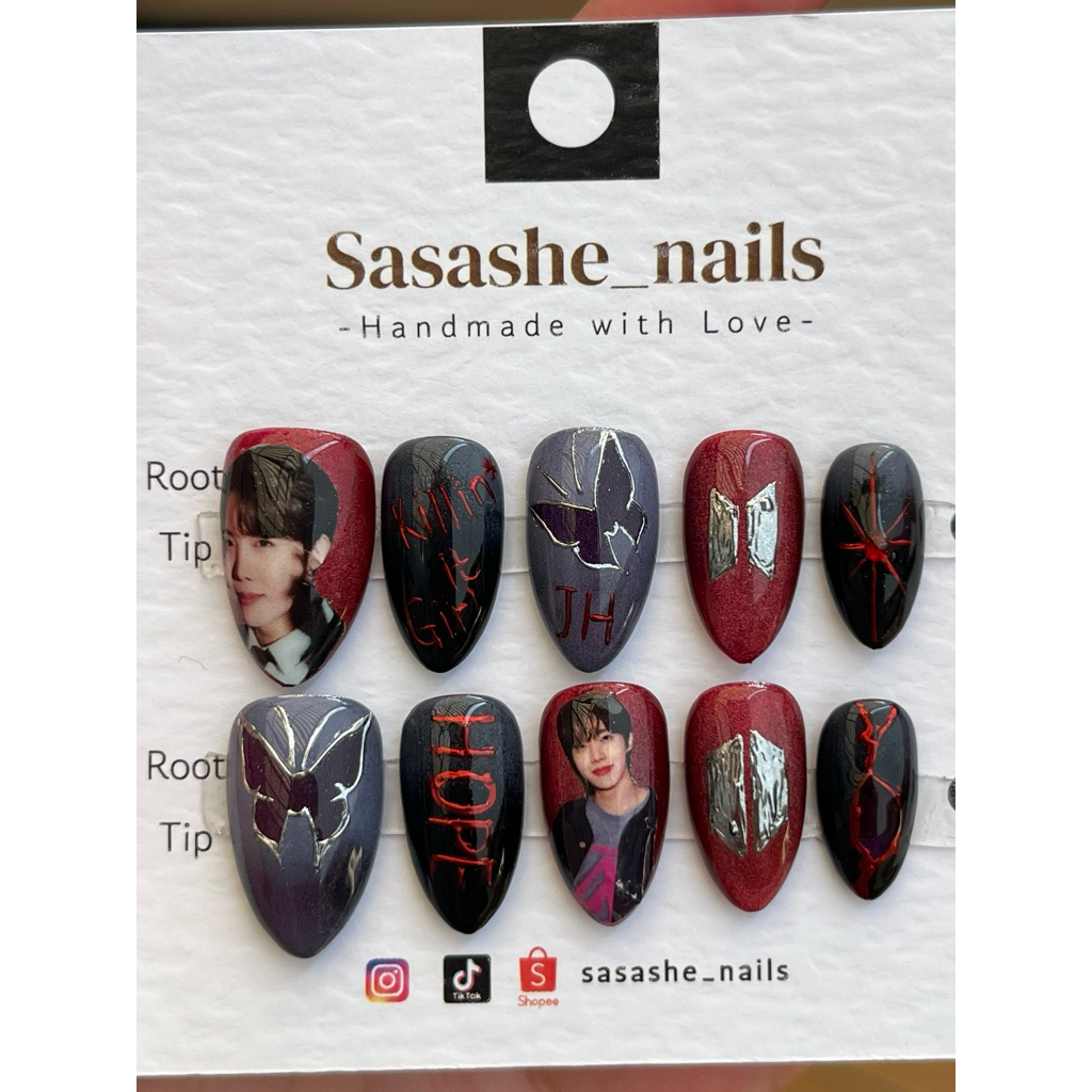 J Hope BTS Press on Nails/BTS Press On Nails