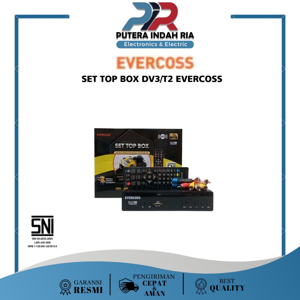 Set Top Box TV Digital STB Pro Evercoss / Set Top Box TV Digital