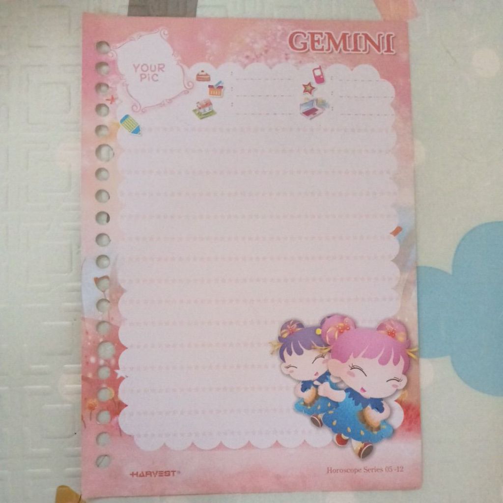 

Kertas Binder Gemini By Harvest