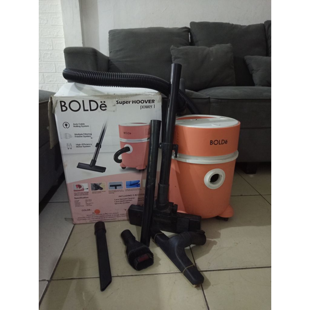 preloved vacum cleaner merk bolde