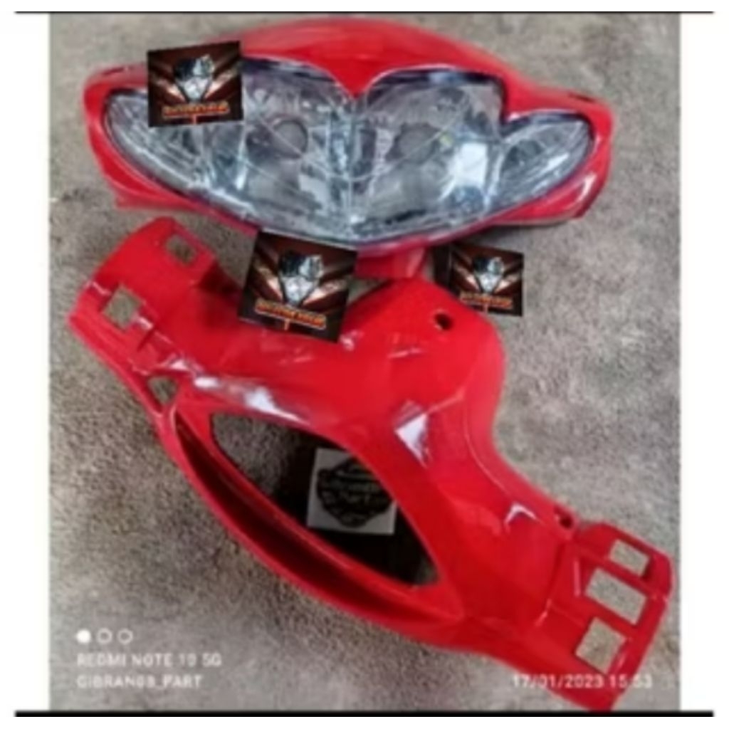 BATOK totok SUZUKI SHOGUN 125 depan belakang plus reflector lampu depan