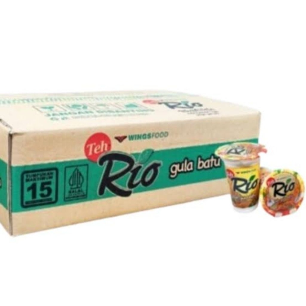 

teh rio rasa gula batu/teh cup/teh gelas/teh rio