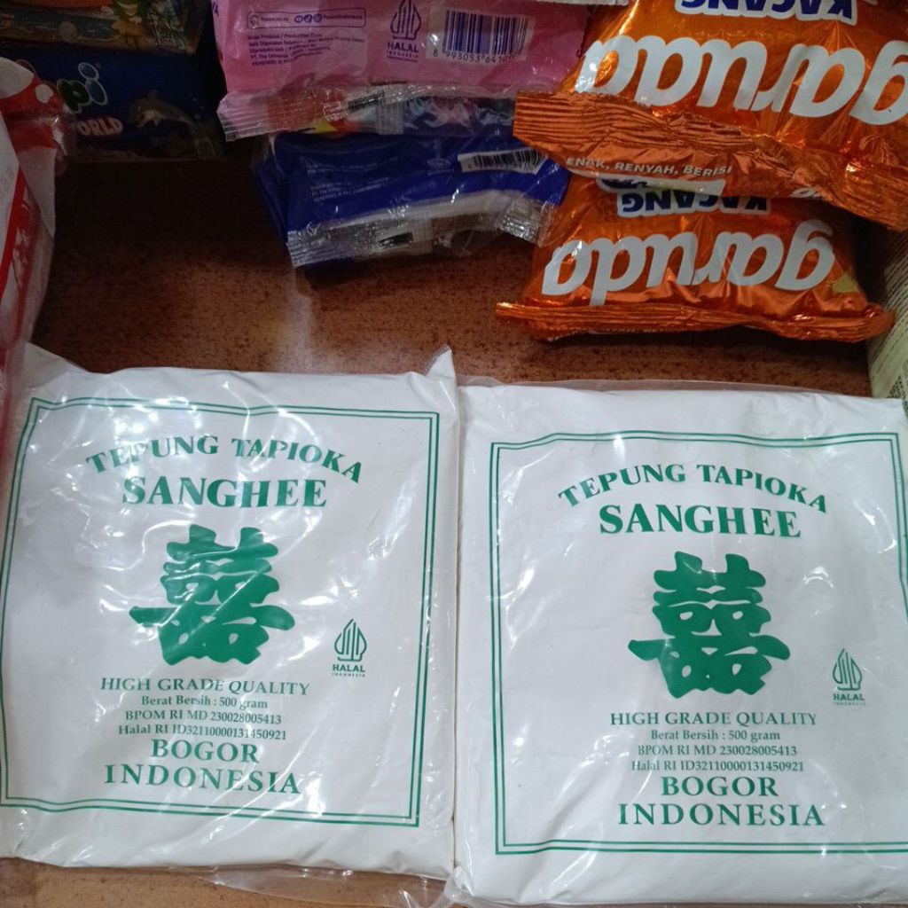 

Tepung tapioka atau kanji cap sanghe(500 gr)
