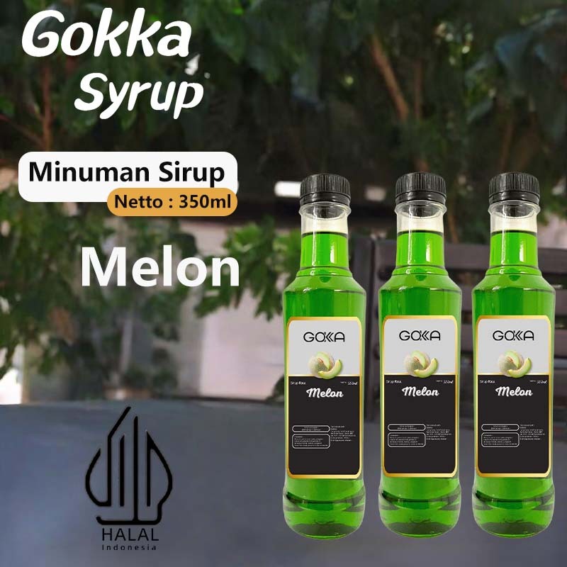 

GOKKA Syrup Minuman Sirup / Sirup Melon / 350ml Sirup