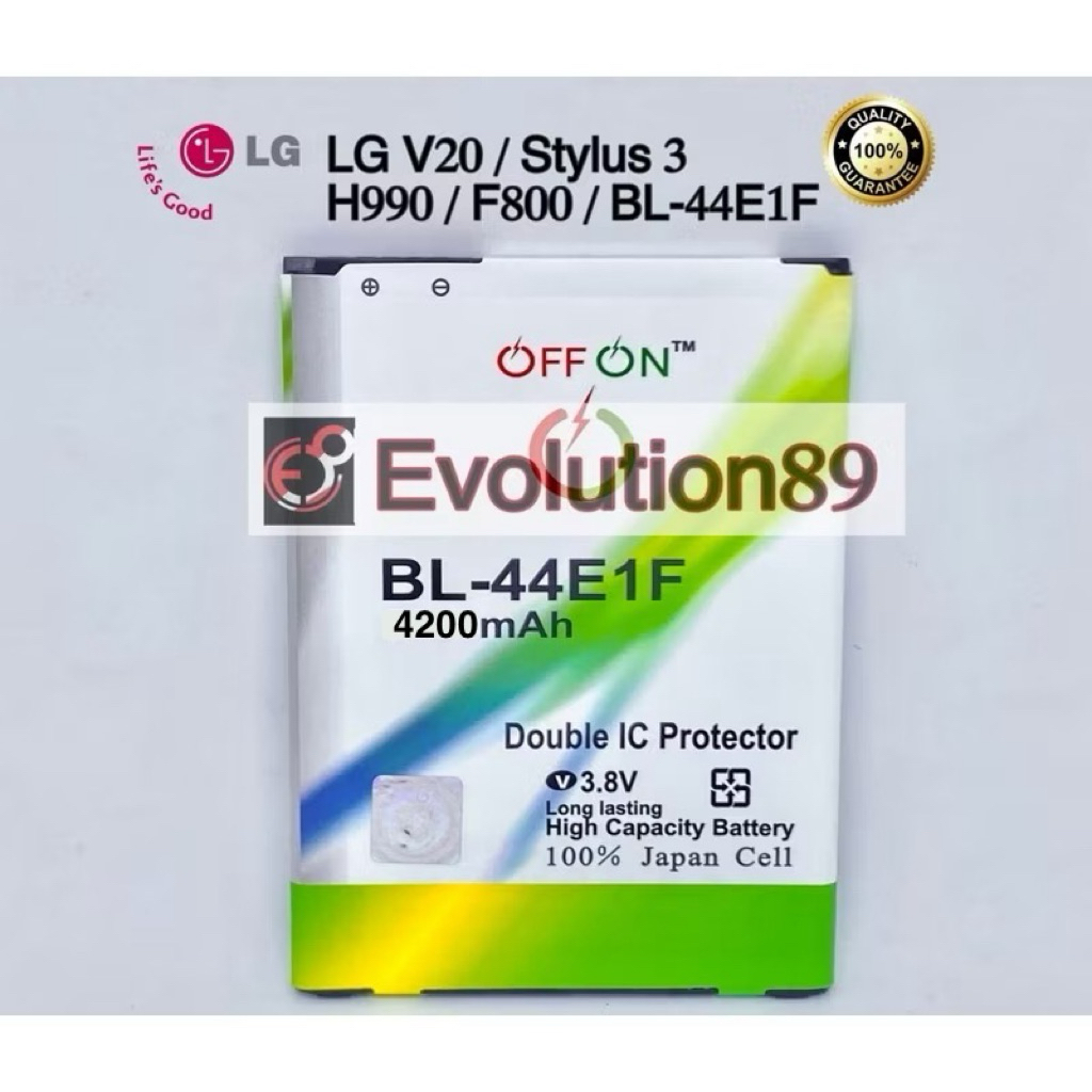 Offon Baterai Double Power LG BL 44E1F - LG V20 - Stylus 3 - Stylo 3 Plus - F800 - F990