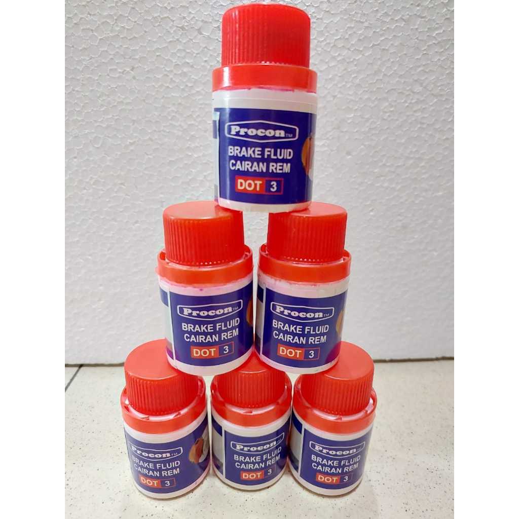 MINYAK REM KHUSUS MOTOR DOT 3 WARNA MERAH