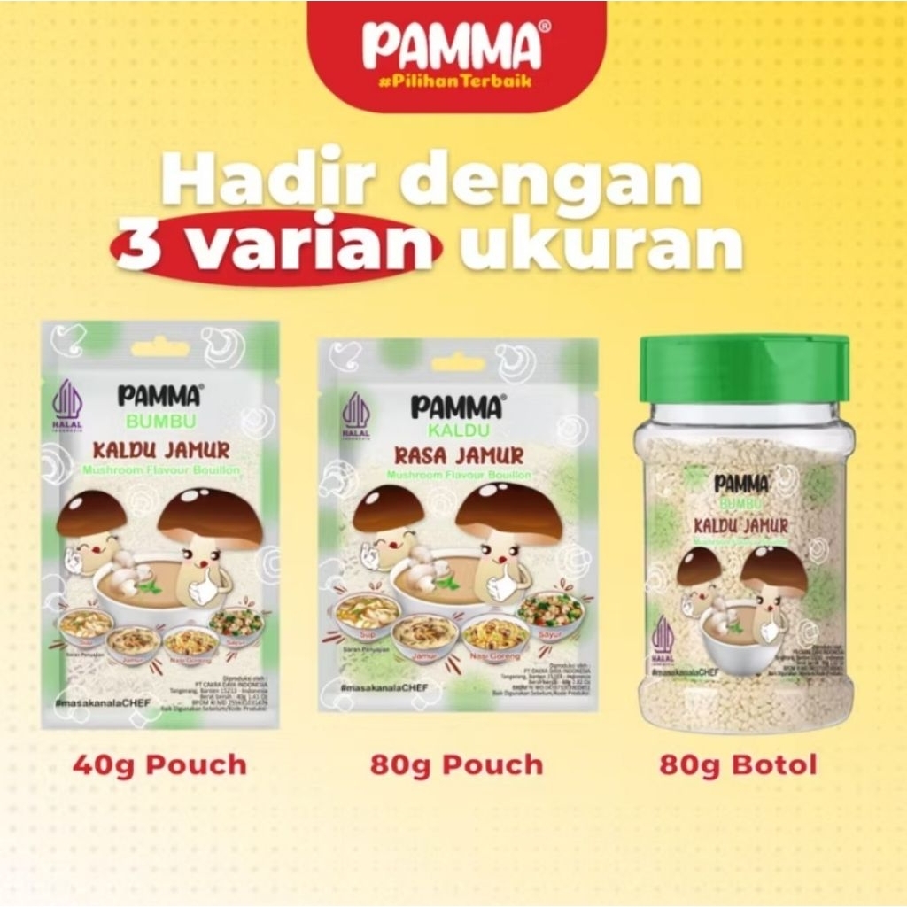 

PAMMA Bumbu Kaldu Rasa Jamur Halal