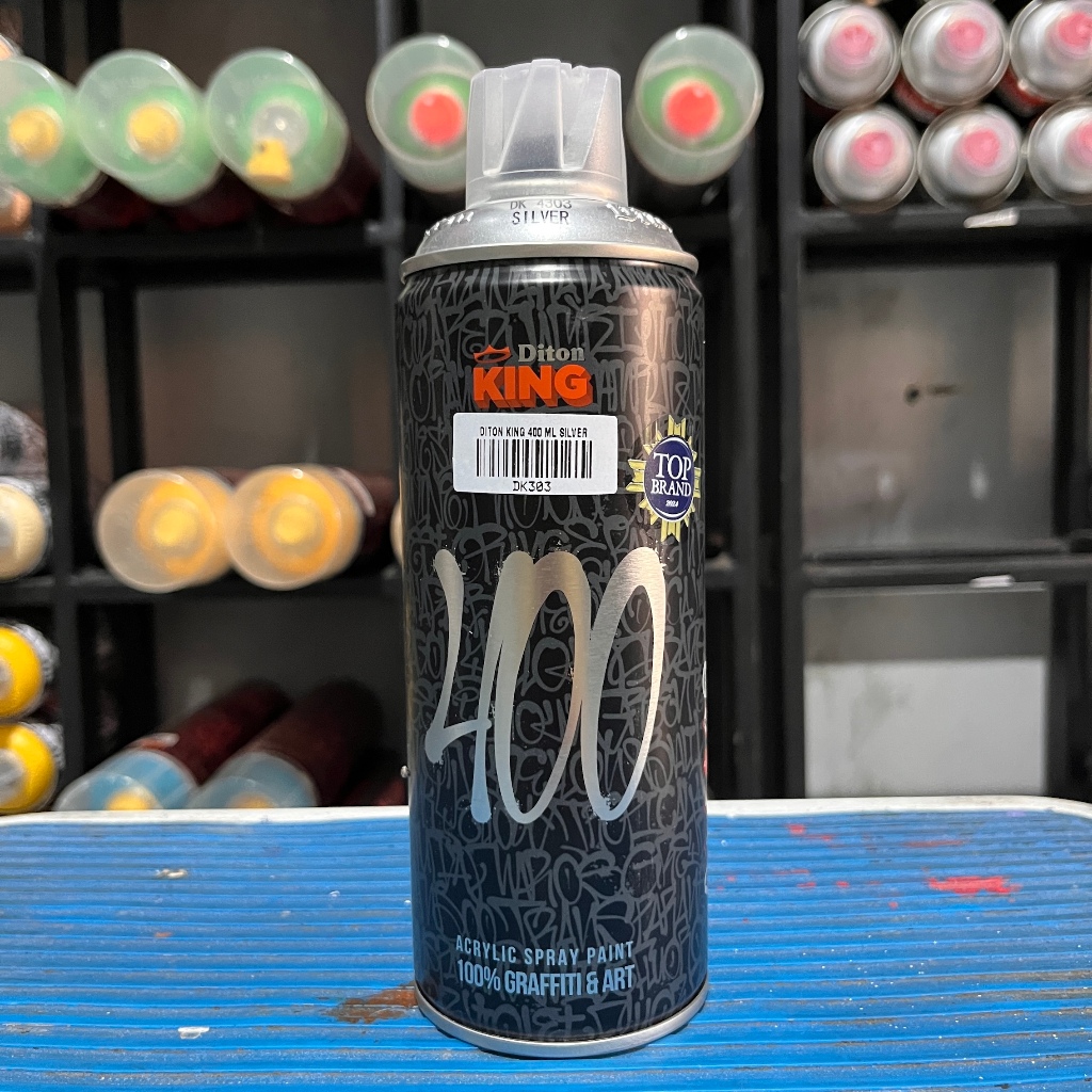 

Silver - Diton King 400 ml - Spray Paint