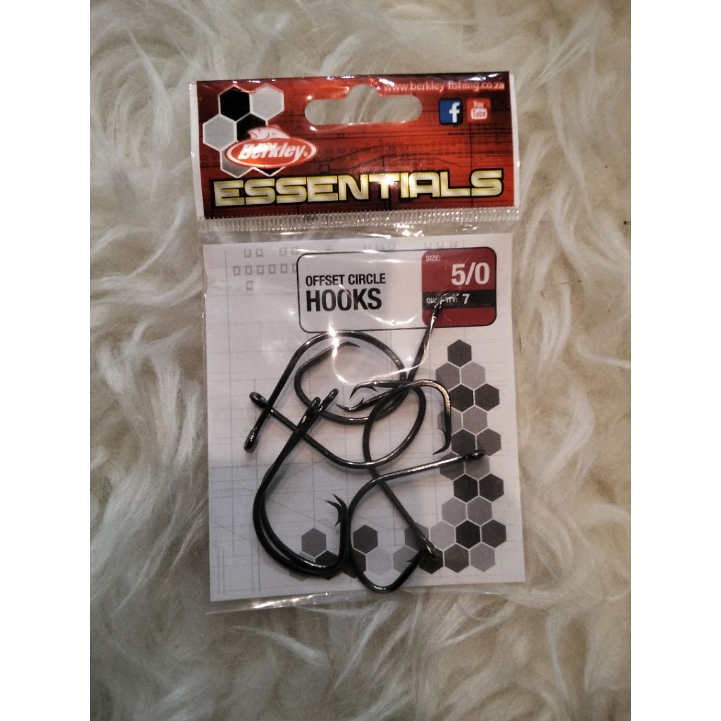 Kail Pancing Berkley Essentials Offset Circle Hooks