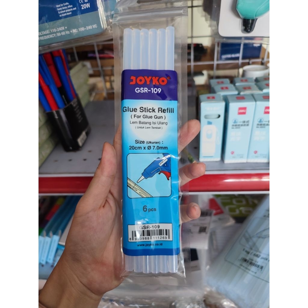 

Isi Lem Tembak/ Glue Stick Refill Joyko Kecil GSR-109 (6pcs)