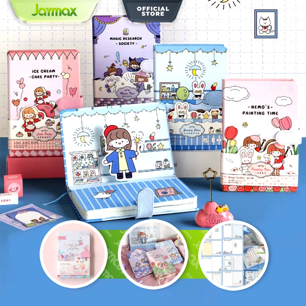 

Magnetic Notebook / Diary Jurnal Agenda Buku tulis Anak / Planner