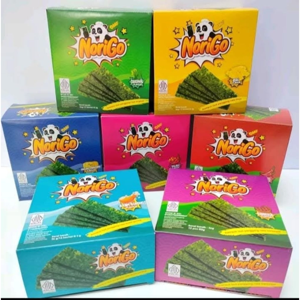 

Nori Snack box isi 12 pack