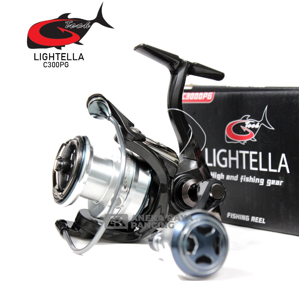 Reel G-TECH LIGHTELLA 1000 -- 4000 HG PG | Power Handle | Harian Kolam Danau Laut GTech | ARP