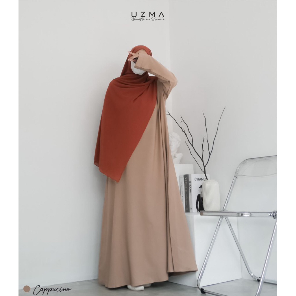 Abaya Shakila By Uzma / Abaya Simple / Abaya Polos