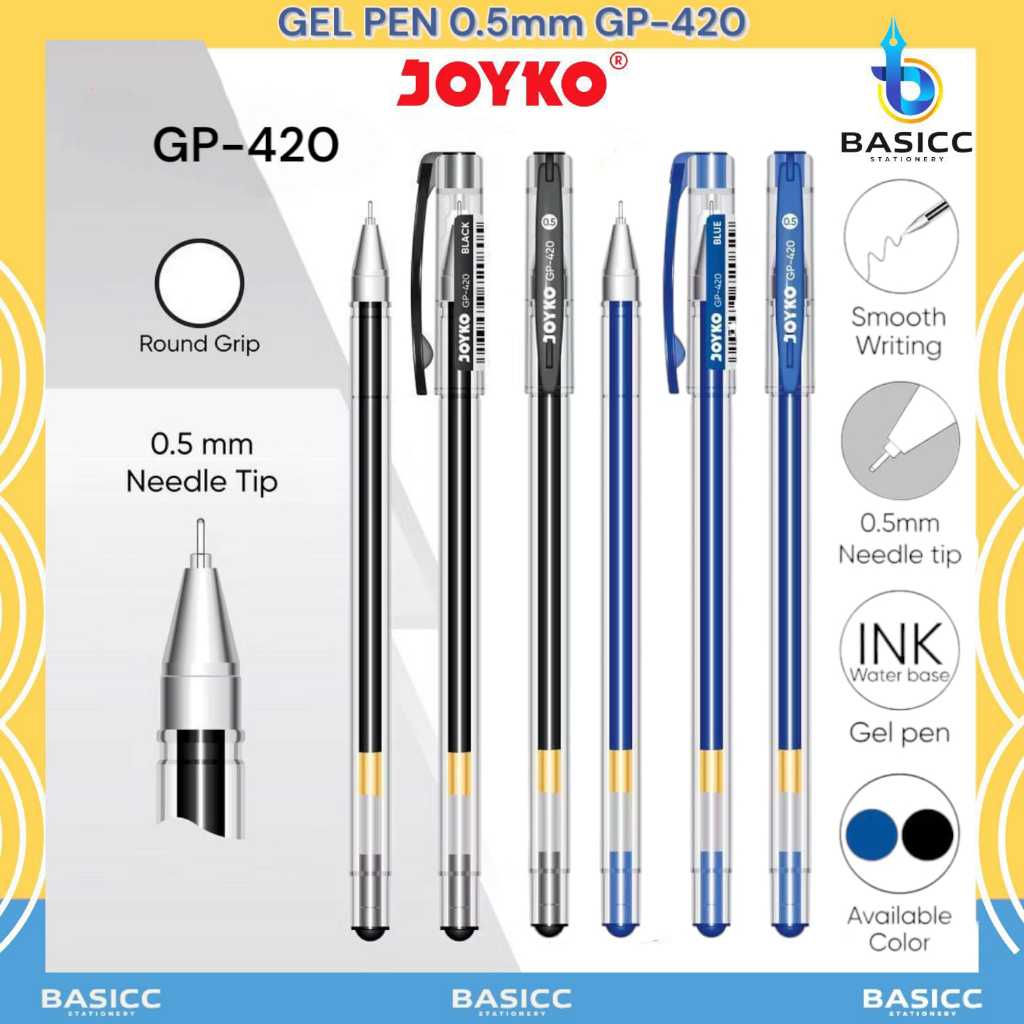 

Joyko Gel Pen Pena GP-420 | 0.5 mm @ 1 Pulpen