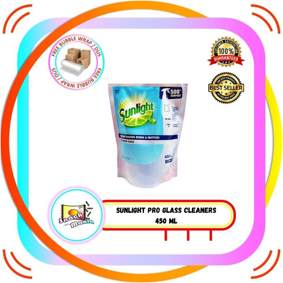 Sunlight Pembersih Kaca Glass Cleaner ~ 450 ml