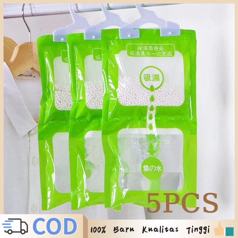 5pcs/1set Kantong Penyerap Lembab Kantung Penyerap Lembab Kantong Penyerap Lembab Ruangan Kantong Se