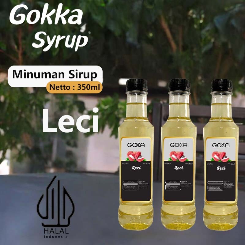 

GOKKA Syrup Minuman Sirup / Sirup Leci / 350ml Sirup