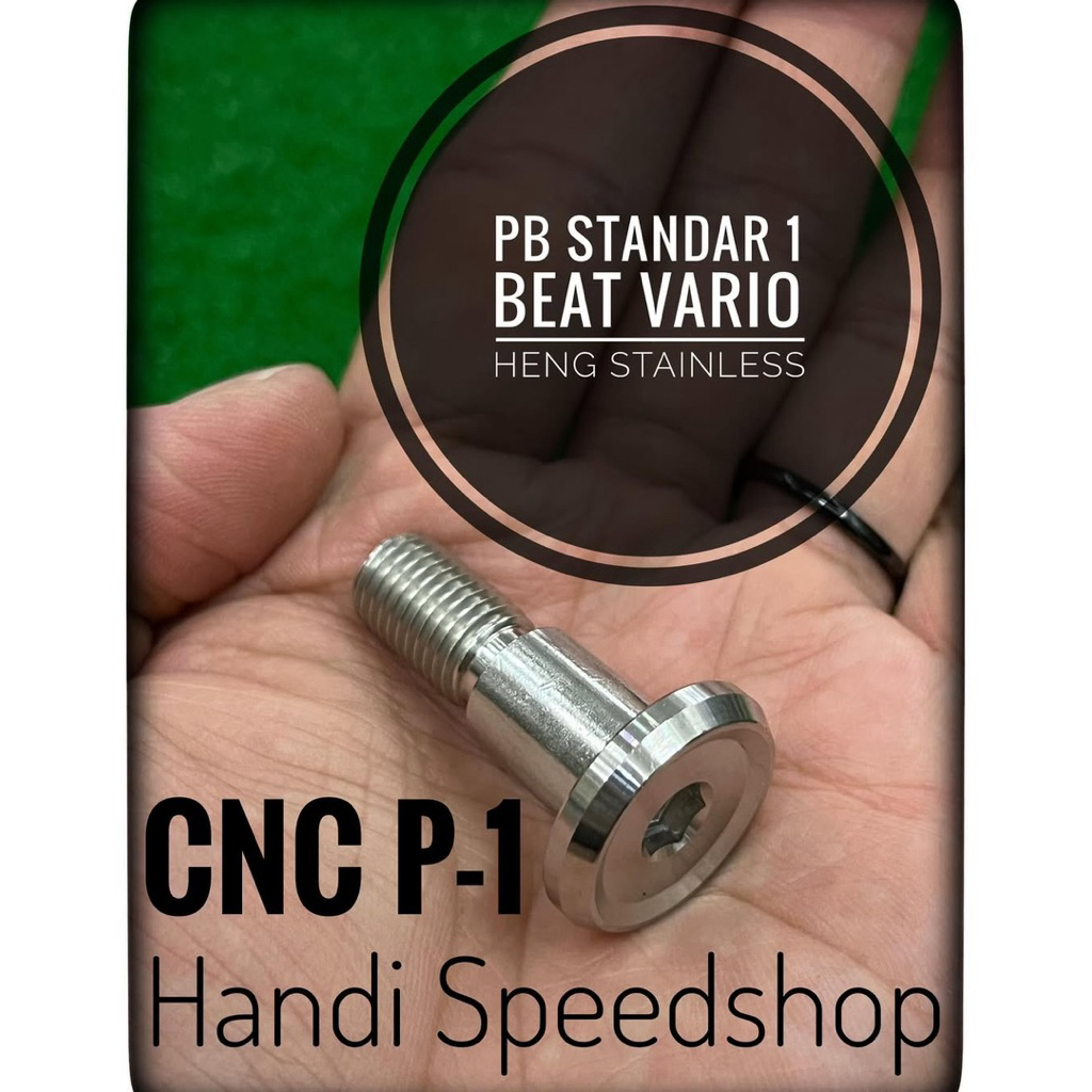 Probolt Standar 1” Heng Stainless Untuk Beat Vario Scoopy Tipe CNC-P1