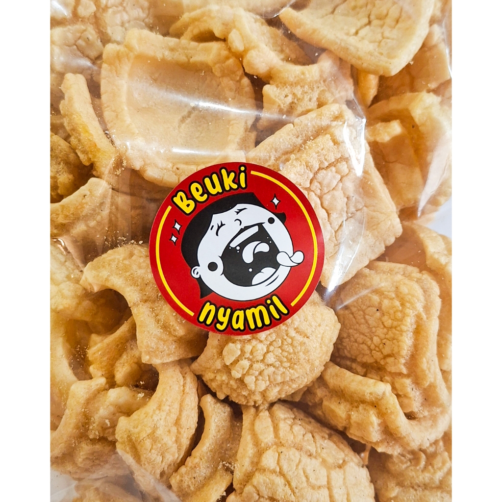 

[BEUKI NYAMIL] - Kerupuk Rambak Tapioka (kerupuk rorombeheun) | Premium, Gurih, Renyah Empuk