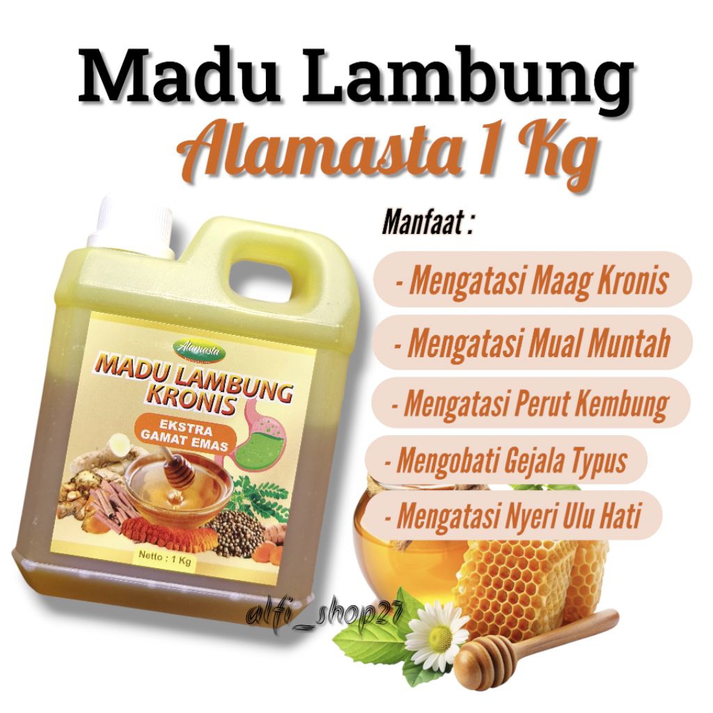 

Madu Lambung Ekstra Gamat Gold Alamasta 1 Kg | madu spesial lambung gamat emas 1kg