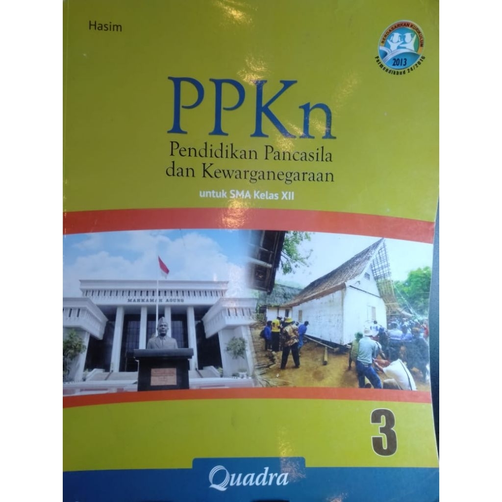 PPKN Pendidikan Pancasila dan Kewarganegaraan kelas XII   3  Quadra