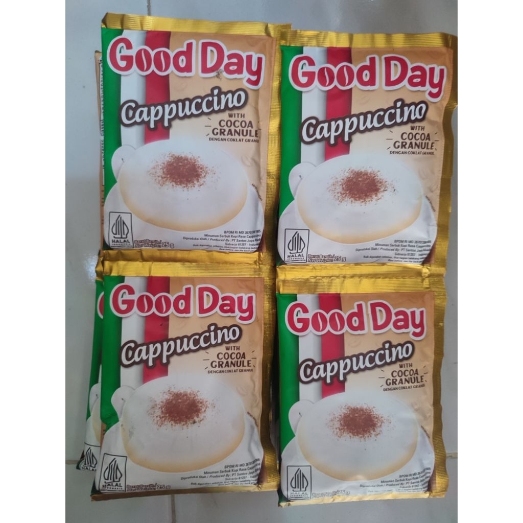 

Good Day Cappucino sachet 25gr