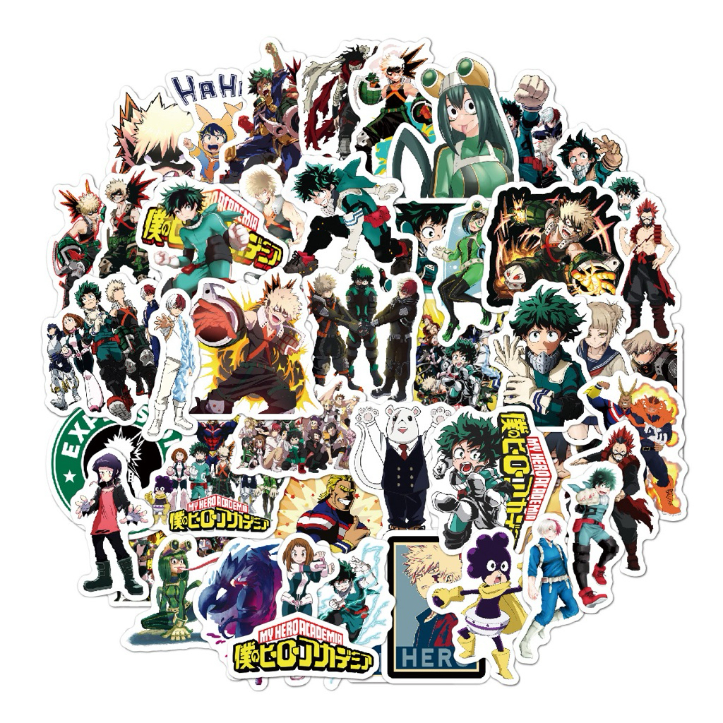 

51 PCS STICKER ANIME | My Hero Academia | Boku no Hero | Limited Stock! | Kode TT-035