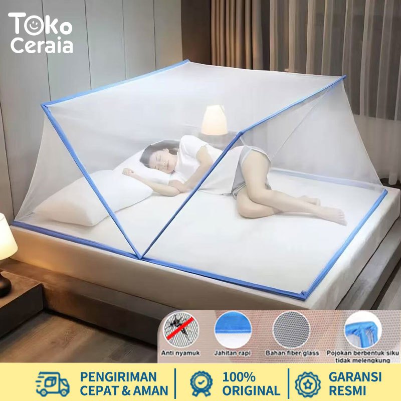 Kelambu Kotak Lipat /Kelambu Yang Dapat Dilipat/Portabel Kelambu AntiTempat Tidur Dewasa Anti Nyamuk
