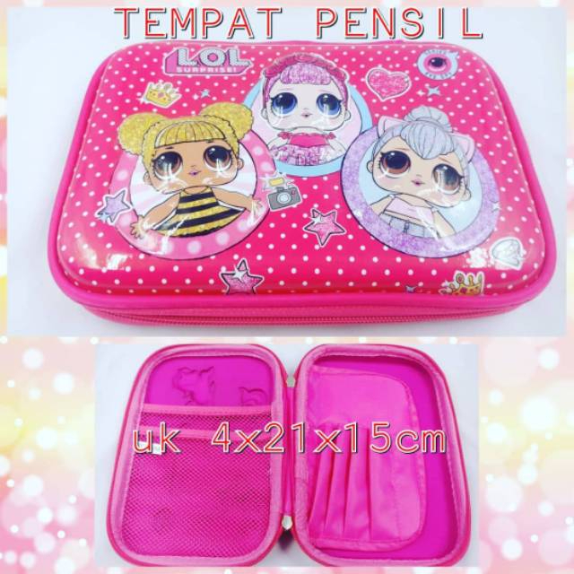 

Kotak / Tempat Pensil Organizer Karakter Ala Smiggle