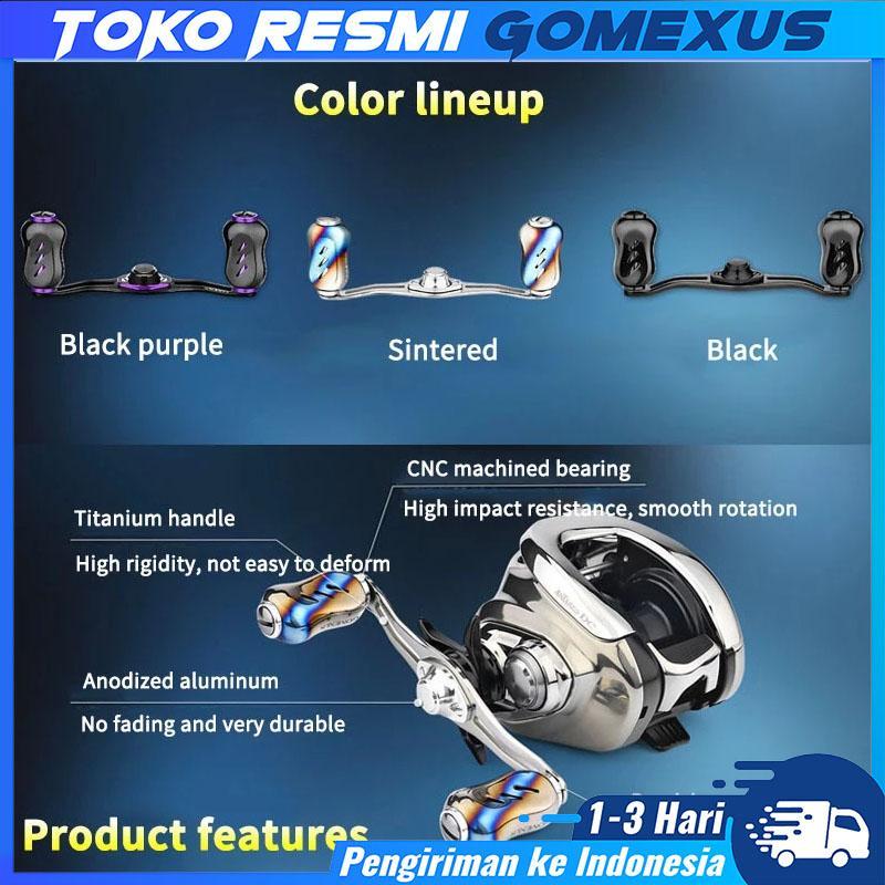 Gomexus 100mm Handle Reel BC Titanium Casting Reel handle free gift For Daiwa Steez Zillion Shimano 
