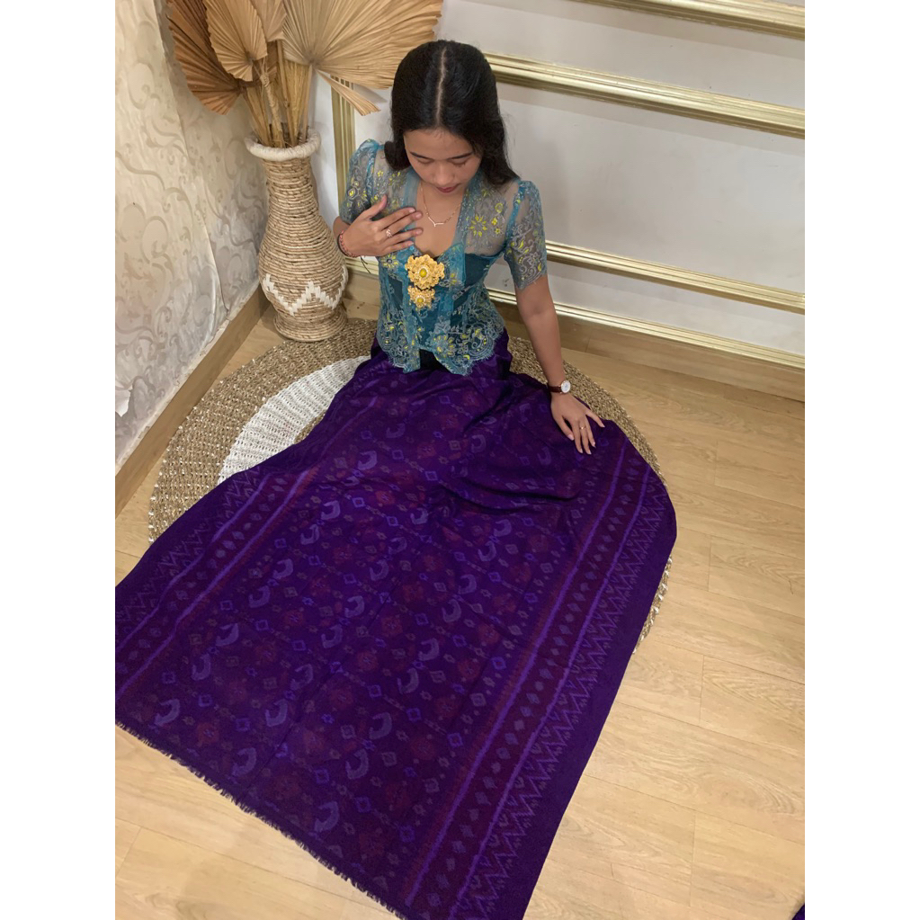 Kamen Endek Lasem Semi Mastuli Set Selendang