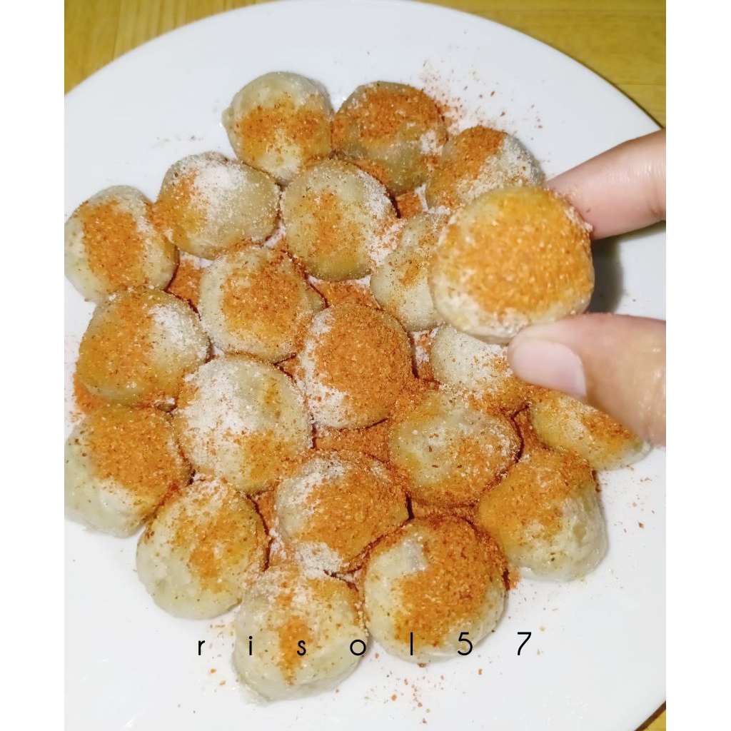 

cimol keju isi 15 butir pedas asin gurih risol57