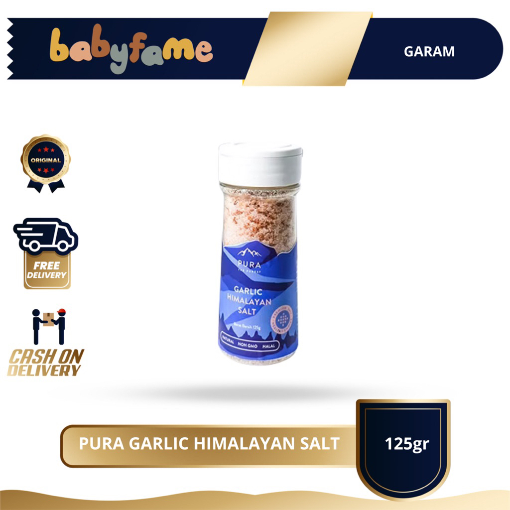 

PURA GARLIC HIMALAYAN SALT | 125GR | SALT